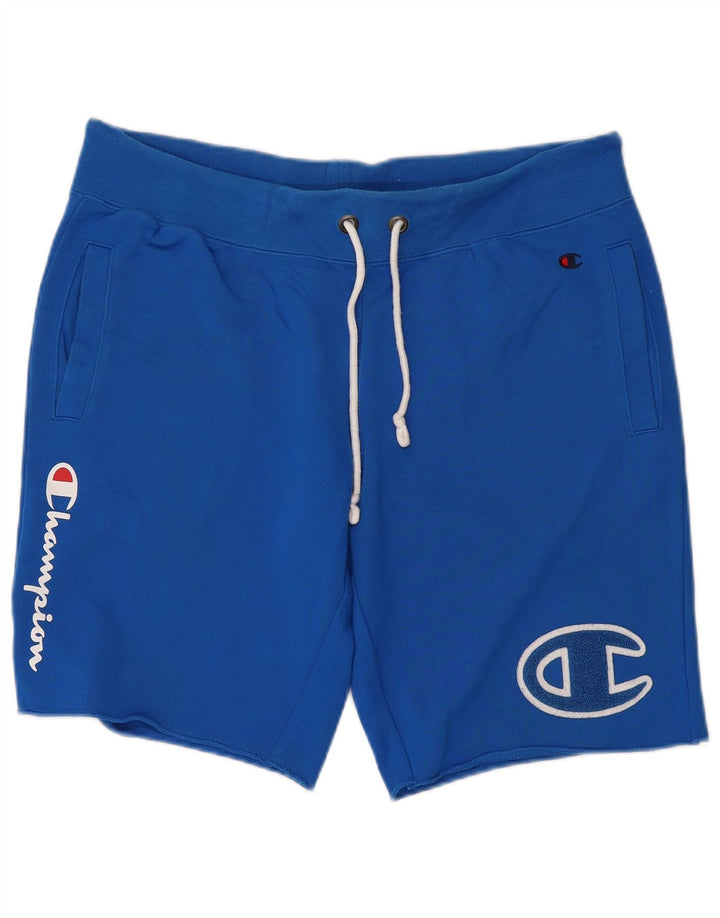 Champion Shorts Deportivos Gráficos Para Hombre Algodón Azul Grande