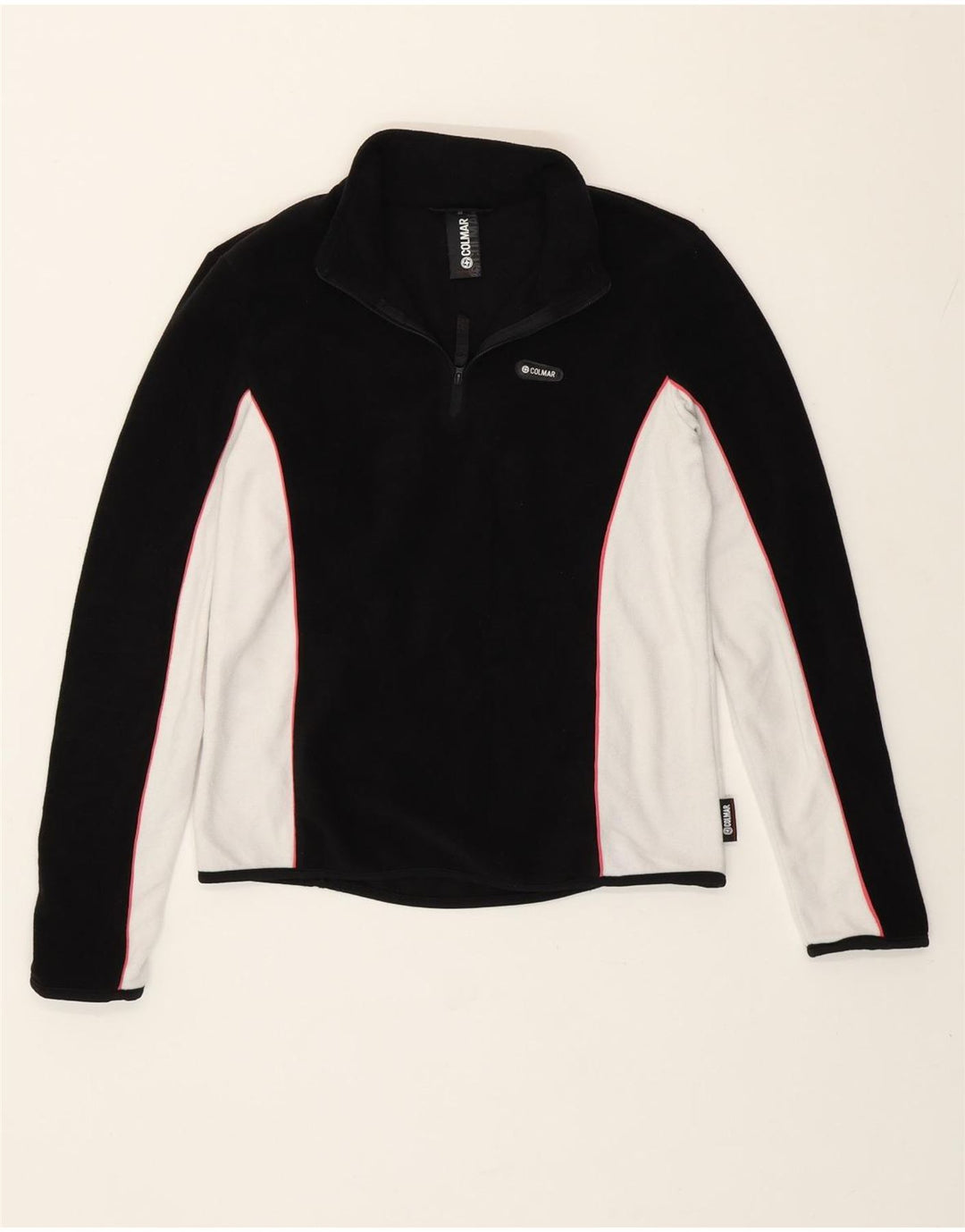 Jersey de forro polar para mujer Colmar UK 44 Mediano Negro Poliéster con bloques de color