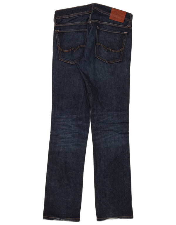 Jack & Jones Vaqueros rectos de corte regular Clark para hombre W30 L32 Algodón azul marino
