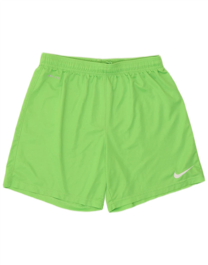 Pantalones cortos deportivos Nike Dri Fit para hombre Poliéster verde medio