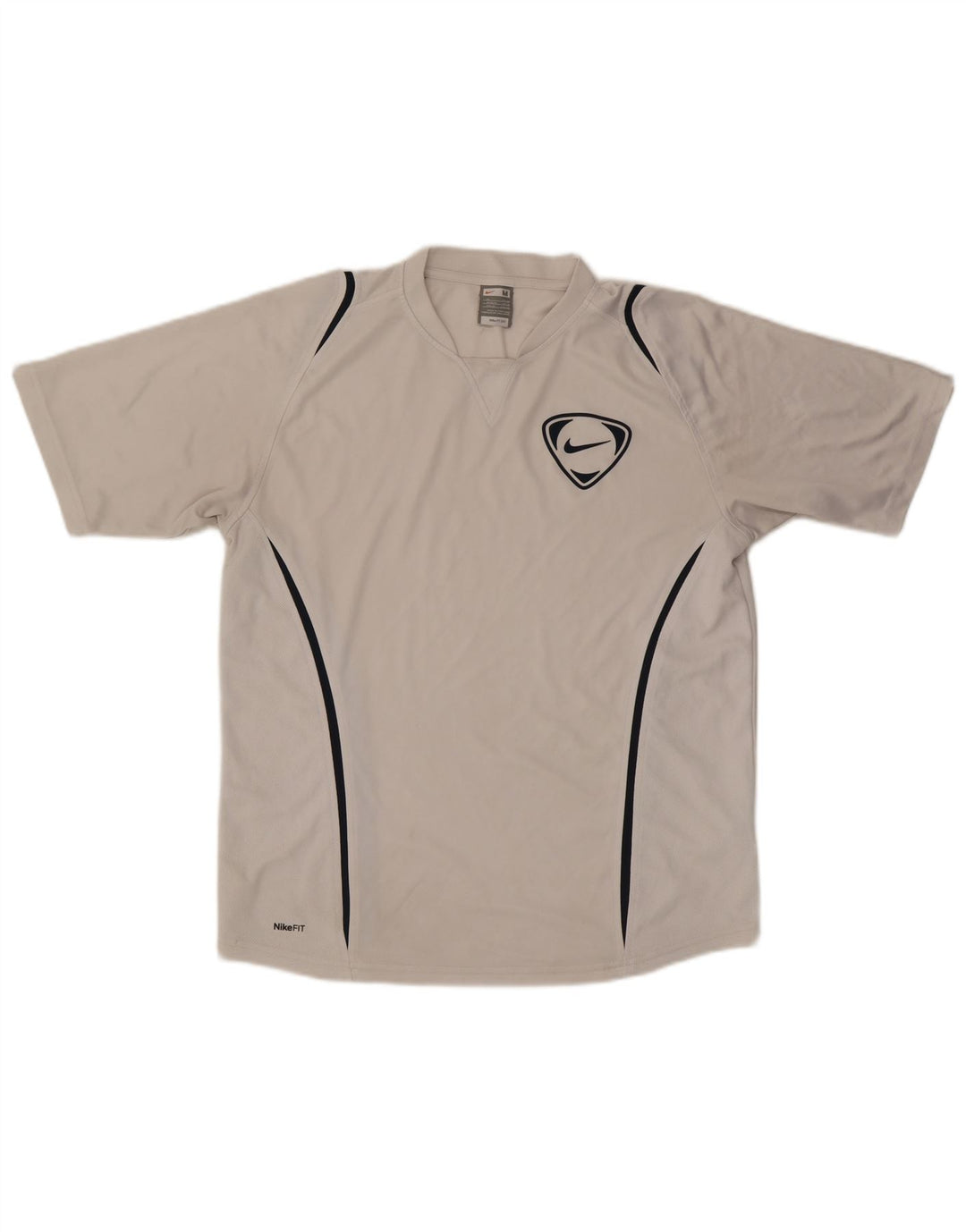 Nike Camiseta Hombre Top UK 39/41 Medium Blanco Poliéster