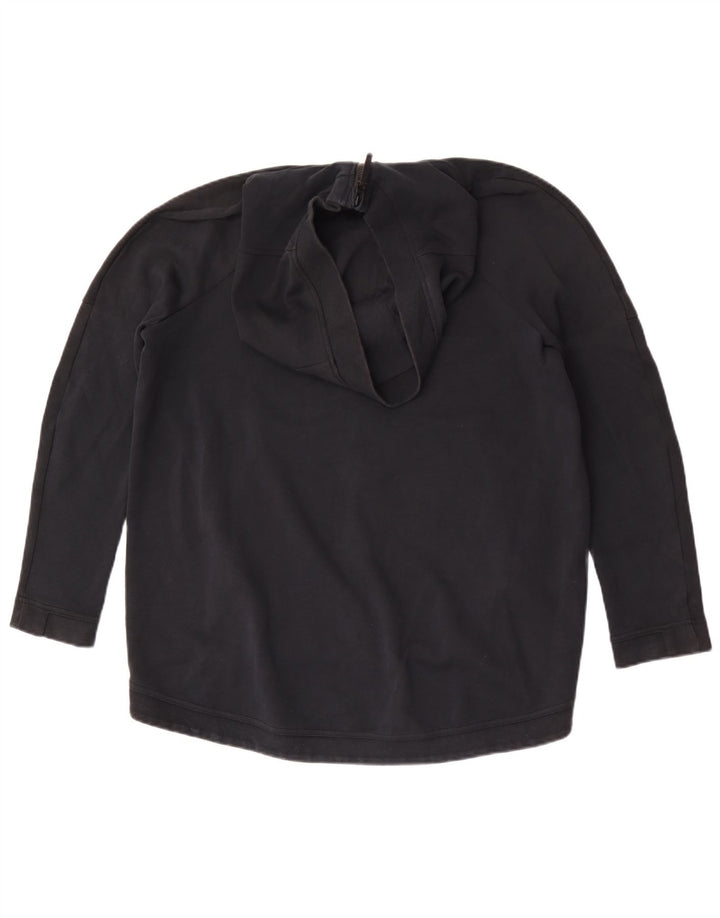Nike - Sudadera con capucha y cremallera para hombre, tamaño mediano, algodón negro