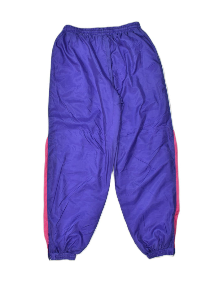 VINTAGE Pantalón de chándal para hombre Nylon morado medio