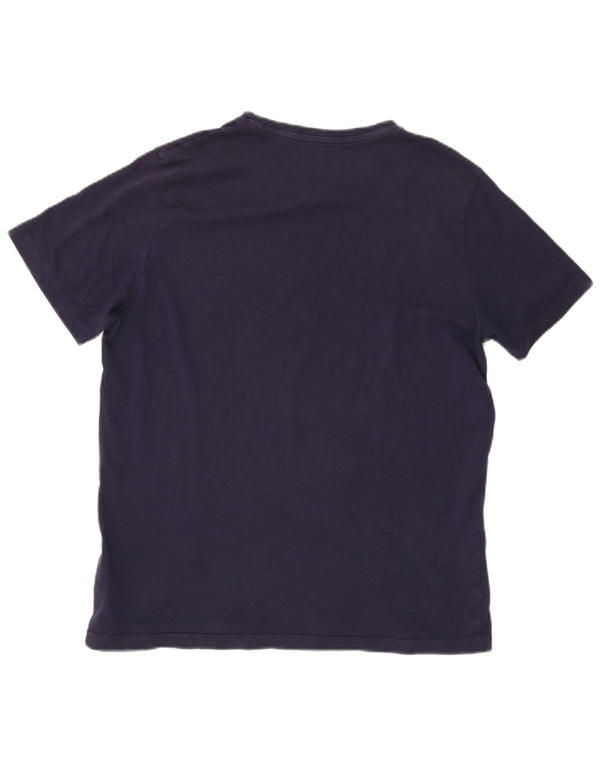 Puma - Camiseta gráfica para hombre, talla grande, algodón azul marino