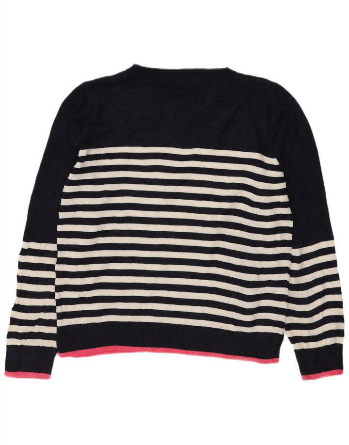 Marks & Spencer - Jersey de cuello redondo para mujer, talla 40, tamaño mediano, azul marino