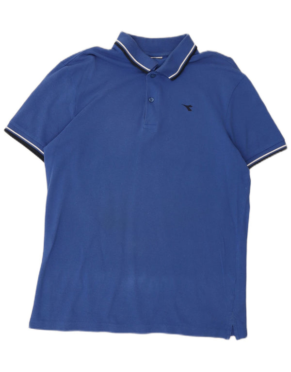 Polo Diadora Hombre Azul Medio