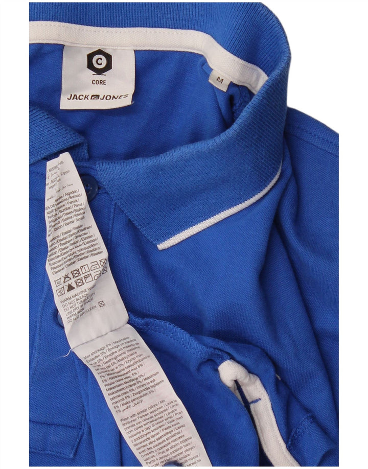 JACK & JONES Polo Core para hombre de algodón azul medio