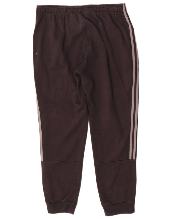 Adidas Hombre Pantalones De Chándal Joggers XL Negro Algodón