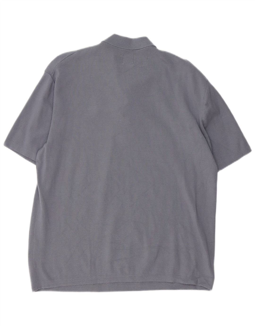 Zara Polo Hombre Viscosa Gris Grande
