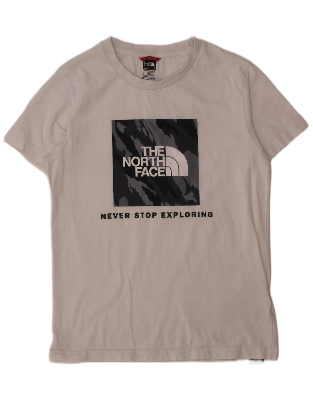 THE NORTH FACE Camiseta gráfica para niño 9-10 años Mediana Blanco