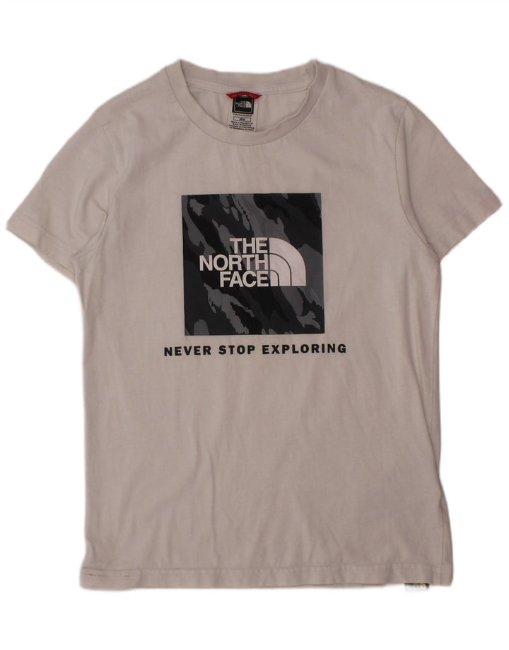 THE NORTH FACE Camiseta gráfica para niño 9-10 años Mediana Blanco