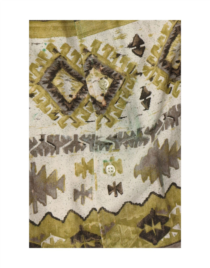 Camisa Fitzroy Hombre XL Verde Geométrico