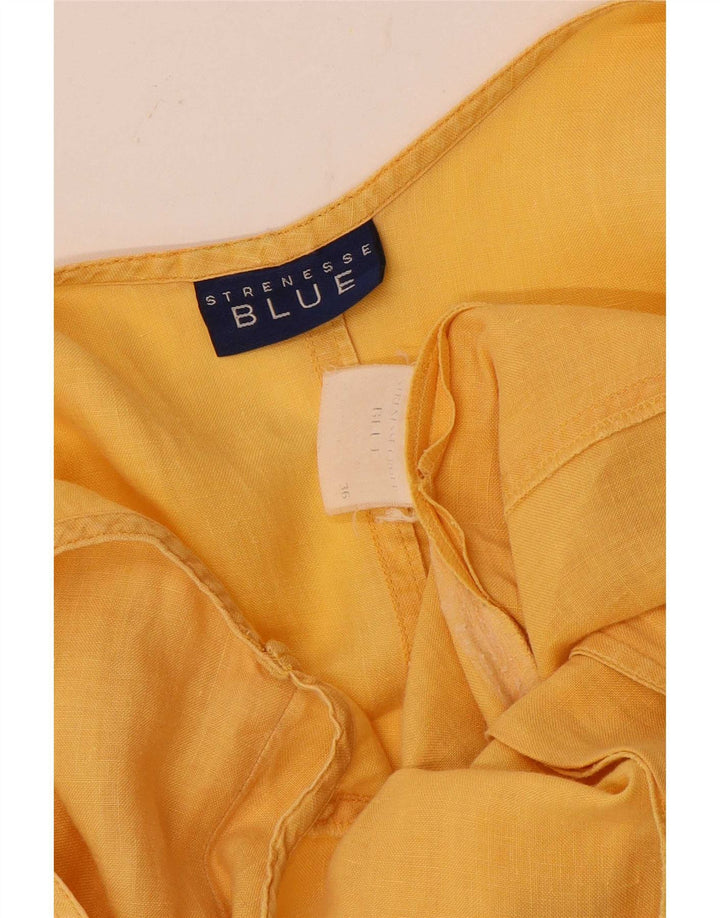 Mono sin mangas para mujer EU 36 Small Amarillo