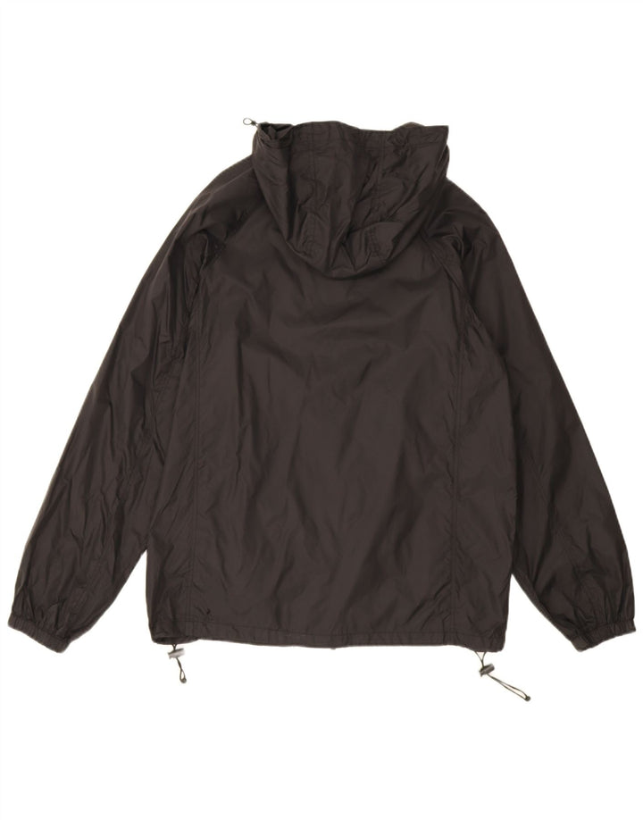 French Connection Chaqueta impermeable con capucha para hombre UK 36 Small Negro