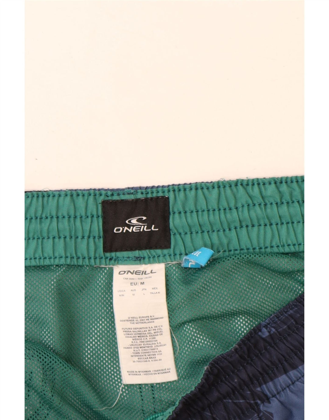 O'Neill Mens Graphic Bañador Shorts Mediano Azul Marino Floral Poliéster