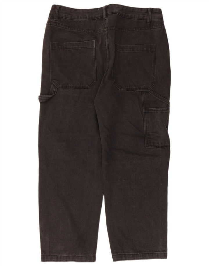 Vaqueros rectos tipo cargo Scout para hombre W34 L26 Algodón negro