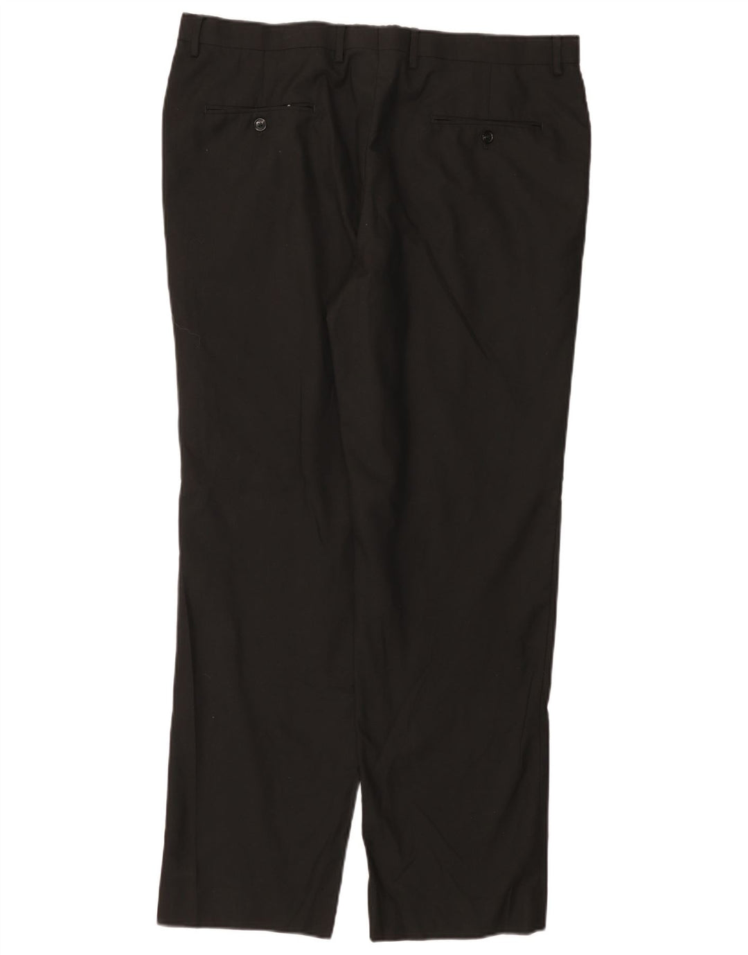 TOMMY HILFIGER Pantalón de traje recto para hombre W40 L31 Poliéster negro