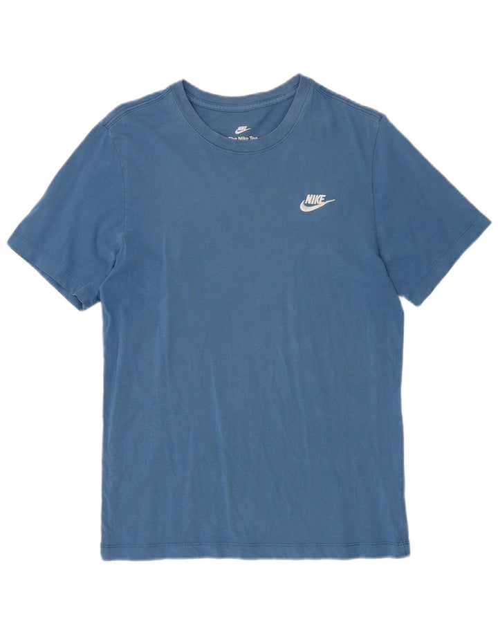 Camiseta Nike Hombre Top Small Azul Algodón