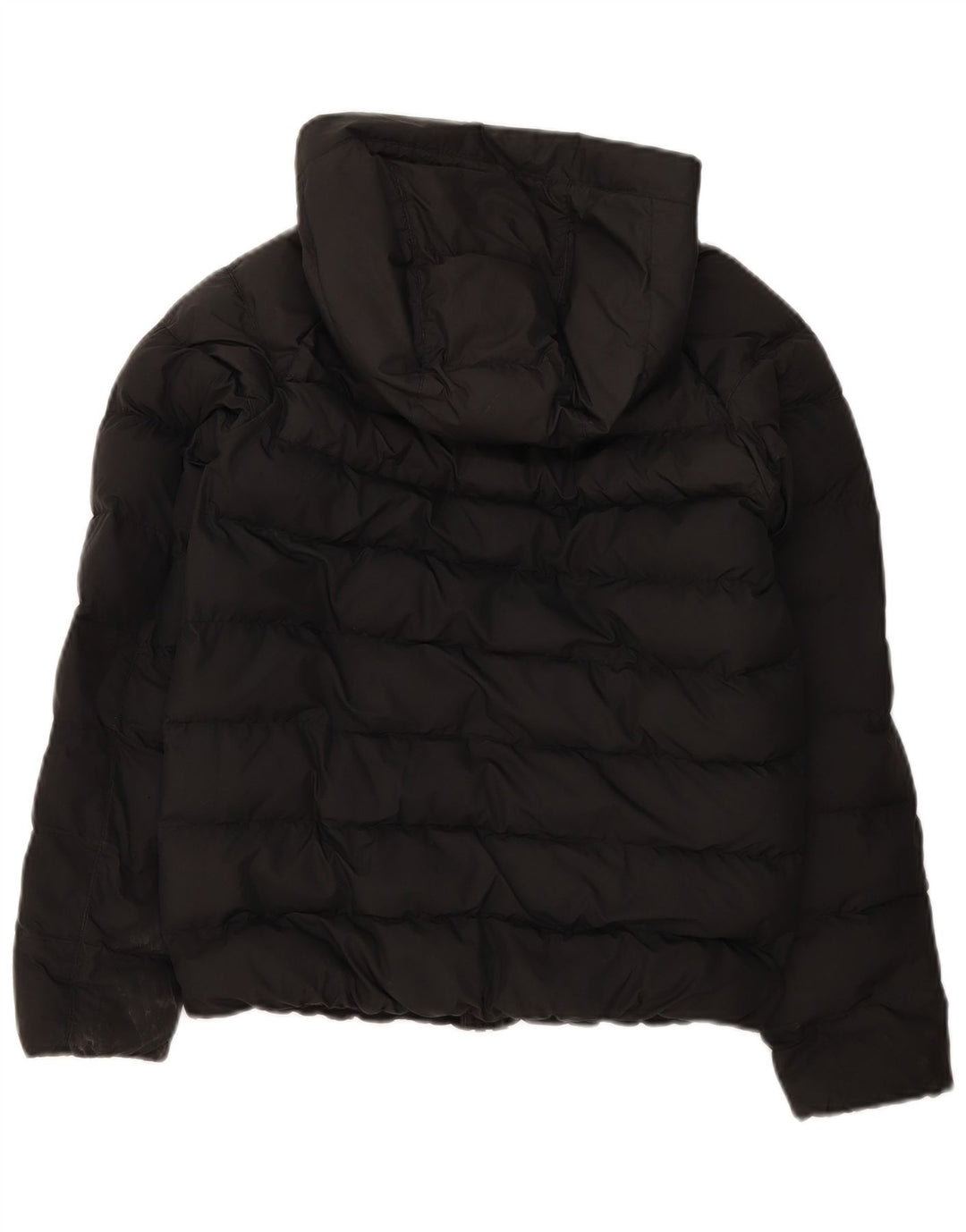 Nike Chaqueta acolchada con capucha para niños 12-13 años Grande Poliéster negro