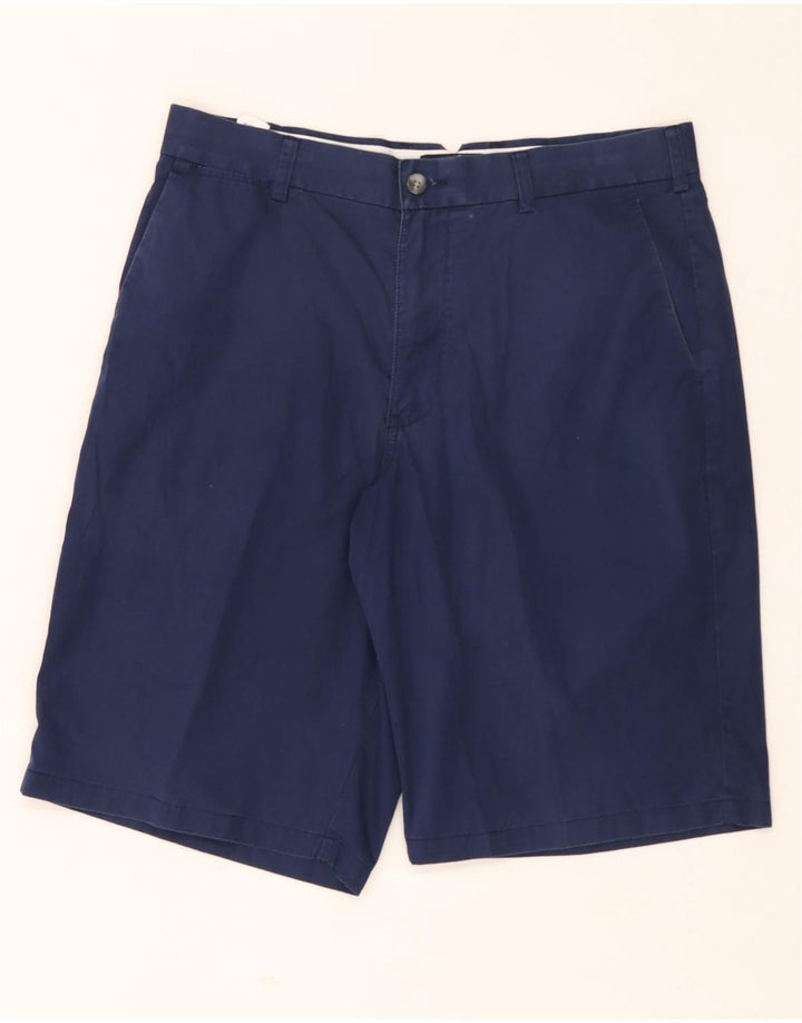 Marks & Spencer Pantalones cortos chinos para hombre W34 Algodón azul grande