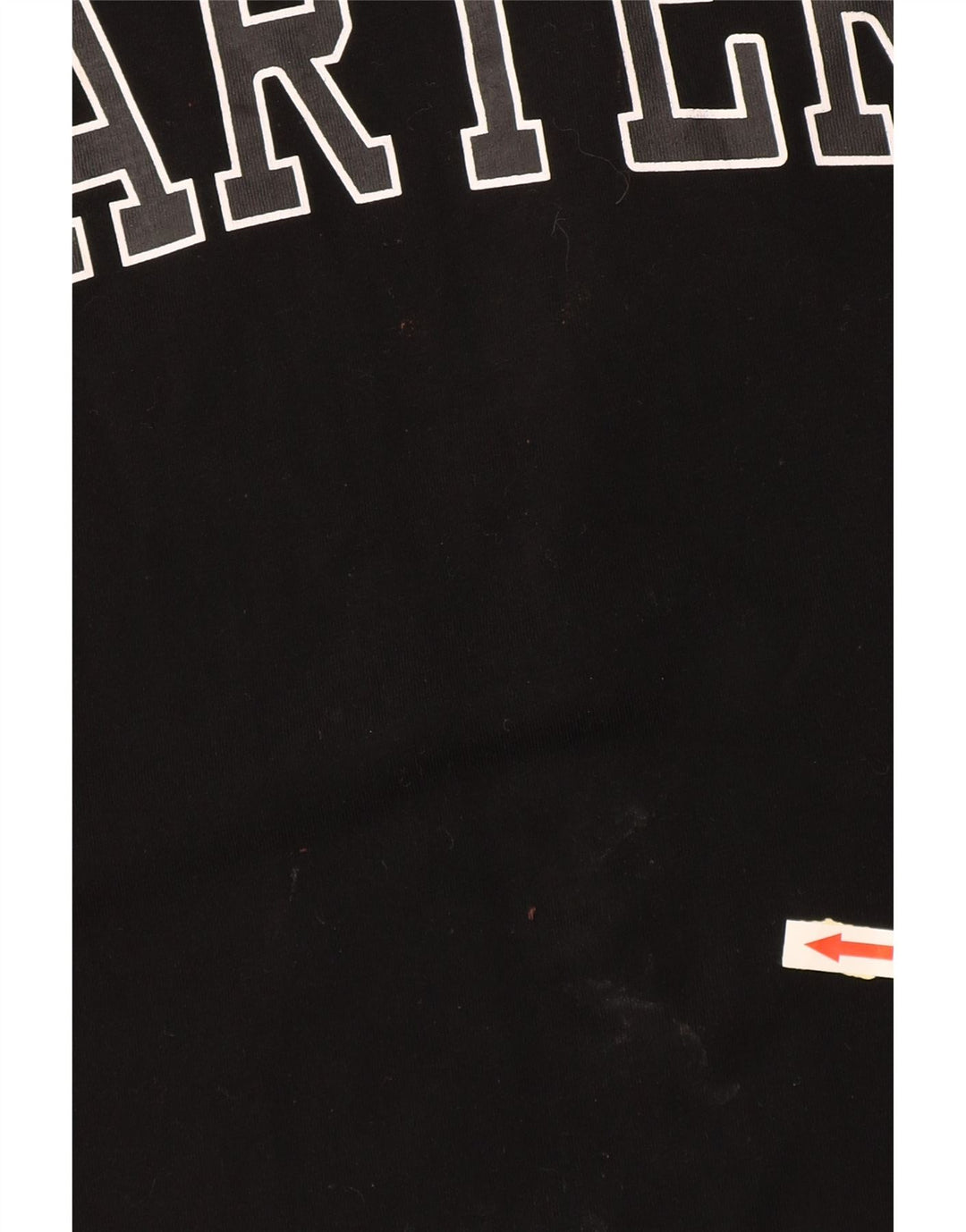 STARTER Hombre Camiseta Gráfica Top Small Negro Colorblock Algodón