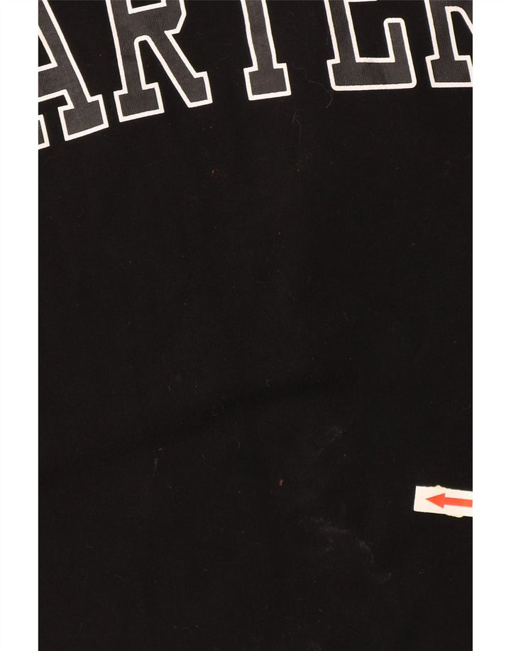 STARTER Hombre Camiseta Gráfica Top Small Negro Colorblock Algodón