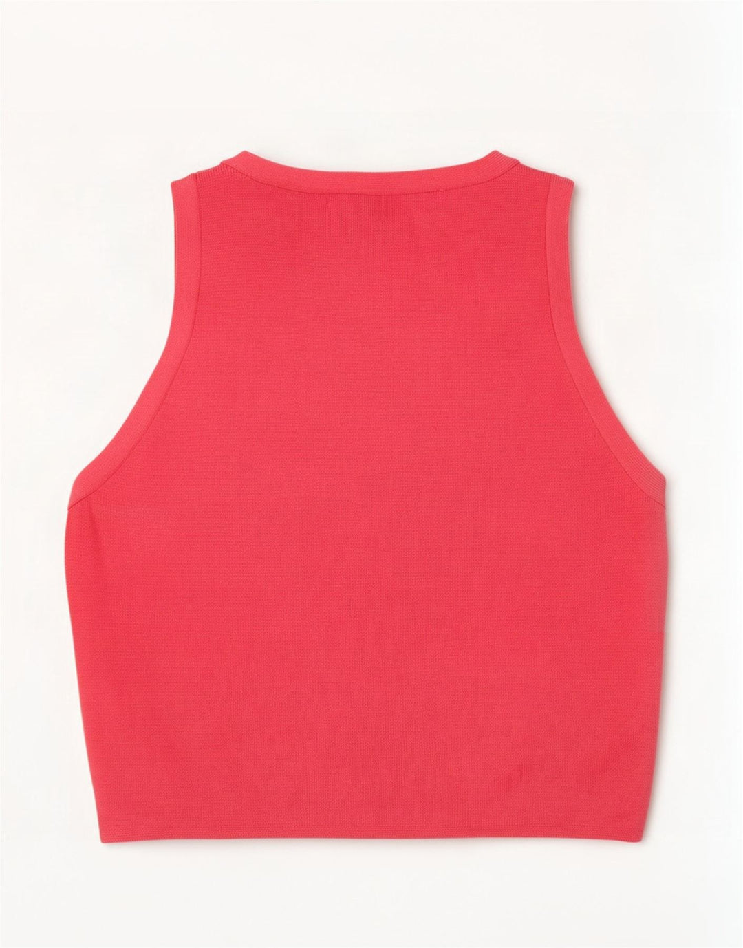 Zara Mujer Crop Vest Top UK 8 Small Viscosa Rosa