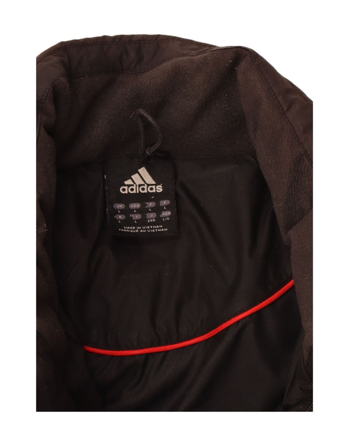 Adidas Chaqueta acolchada para hombre UK 40 Large Poliéster negro