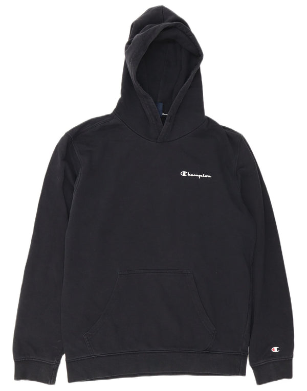 Champion Sudadera Con Capucha Para Hombre Jumper Medium Azul Marino Algodón