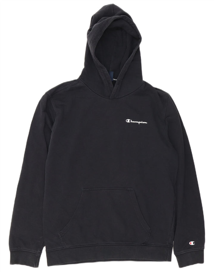 Champion Sudadera Con Capucha Para Hombre Jumper Medium Azul Marino Algodón