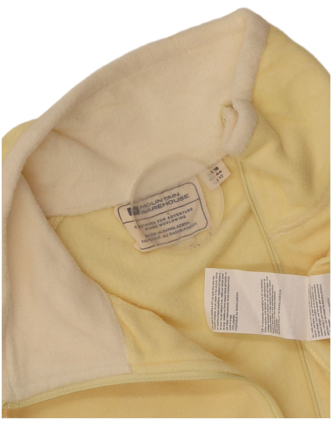 Jersey de forro polar con cuello y cremallera para mujer Mountain Warehouse UK 46 L Amarillo
