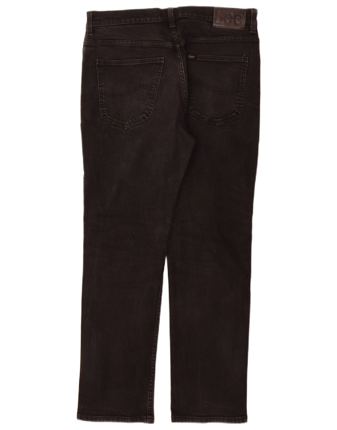 Lee Vaqueros Rectos Brooklyn para Hombre W34 L30 Algodón Negro
