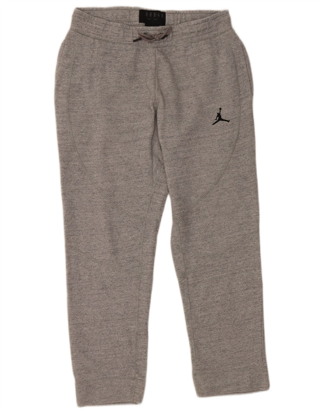JORDAN Pantalón Chándal Hombre Gris Medio Algodón