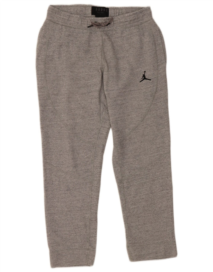 JORDAN Pantalón Chándal Hombre Gris Medio Algodón