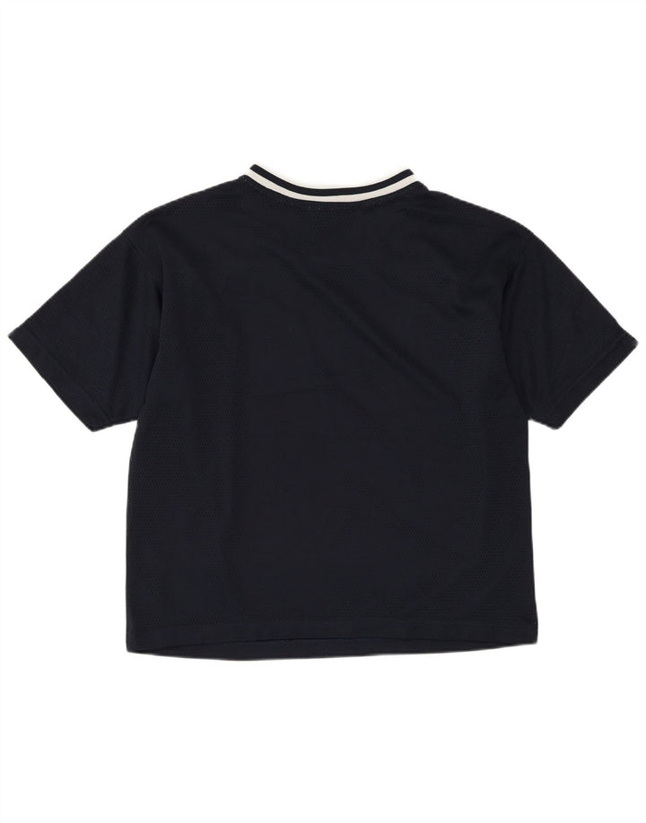 CHAMPION Camiseta gráfica extragrande para mujer UK 10 Small Azul marino