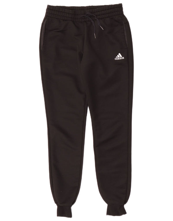 Adidas Mujer Chándal Pantalones Joggers UK 4/6 XS Negro Poliéster