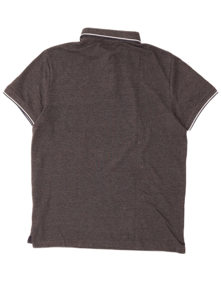 JACK WILLS Polo para hombre de algodón gris grande