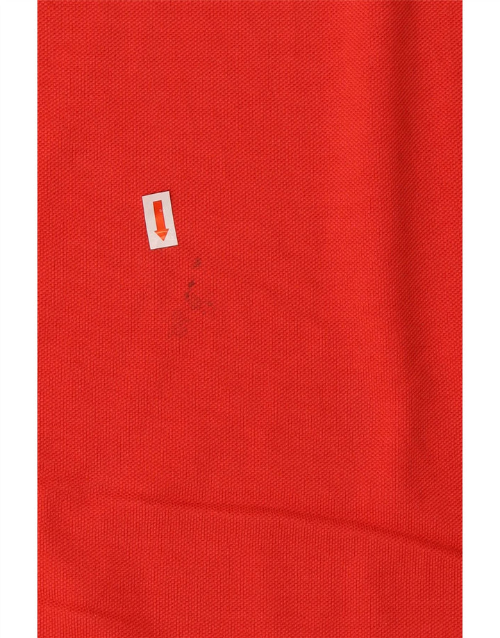 KAPPA Polo de manga larga para hombre 3XL Algodón rojo