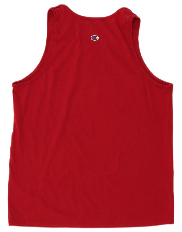 Champion The Grenadines Graphic Chaleco Top Grande Algodón Borgoña