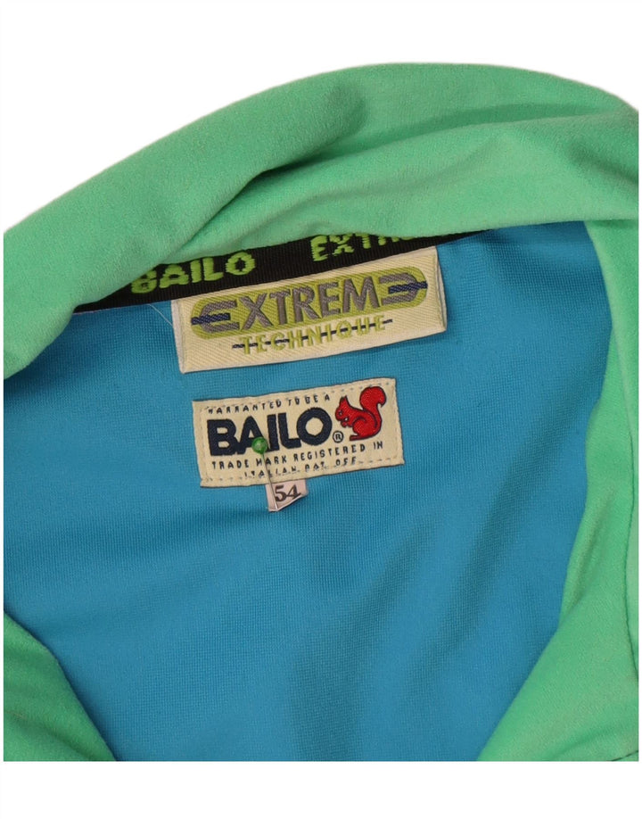 Bailo Chaqueta de chándal para hombre IT 54 XL Poliéster con bloques de color azul