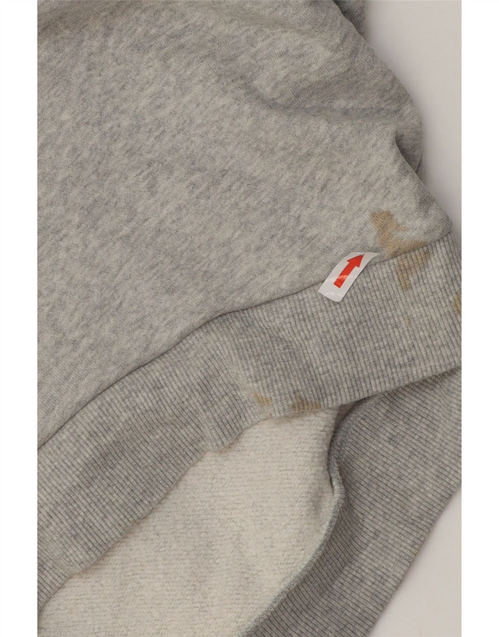 Fila - Sudadera extragrande para mujer, talla 10, algodón moteado gris pequeño