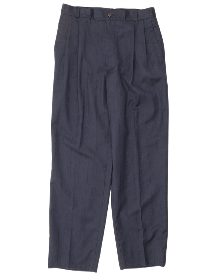 GIANNI VERSACE Traje de 2 piezas para hombre UK 40 Large W30 L30 Azul marino Clásico