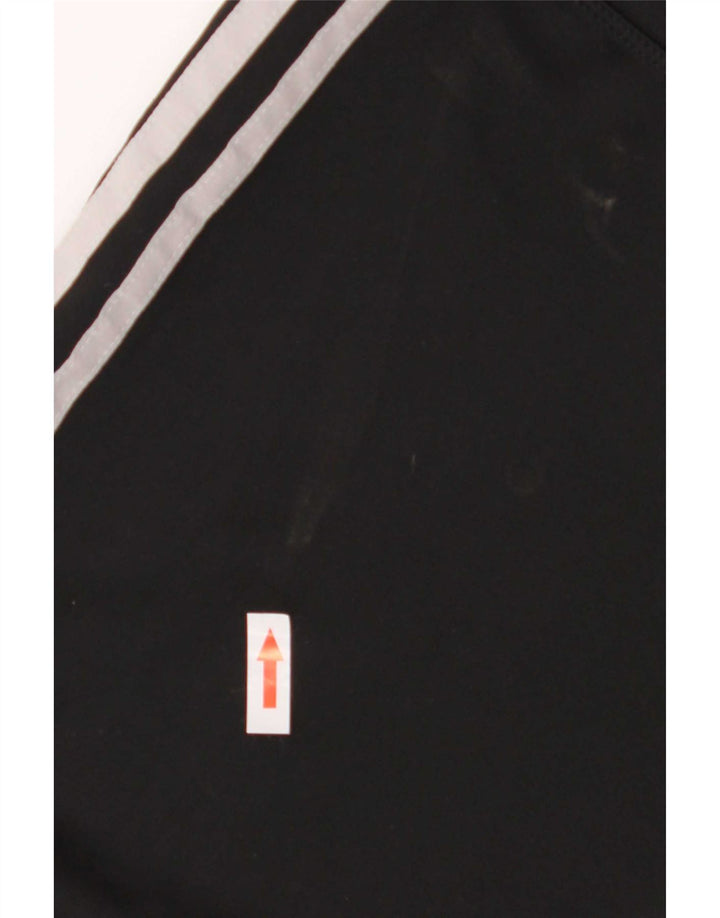 Adidas Leggings Mujer UK 16/18 Grande Negro Poliéster