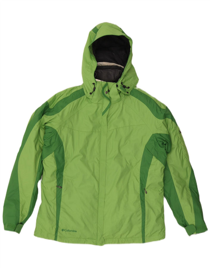 Columbia Chaqueta cortavientos Interchange para mujer Reino Unido 46 Grande Verde
