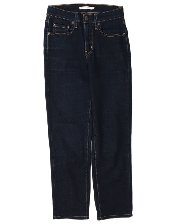 Levi's Vaqueros Rectos De Tiro Alto 724 Para Mujer W25 L28 Algodón Azul Marino