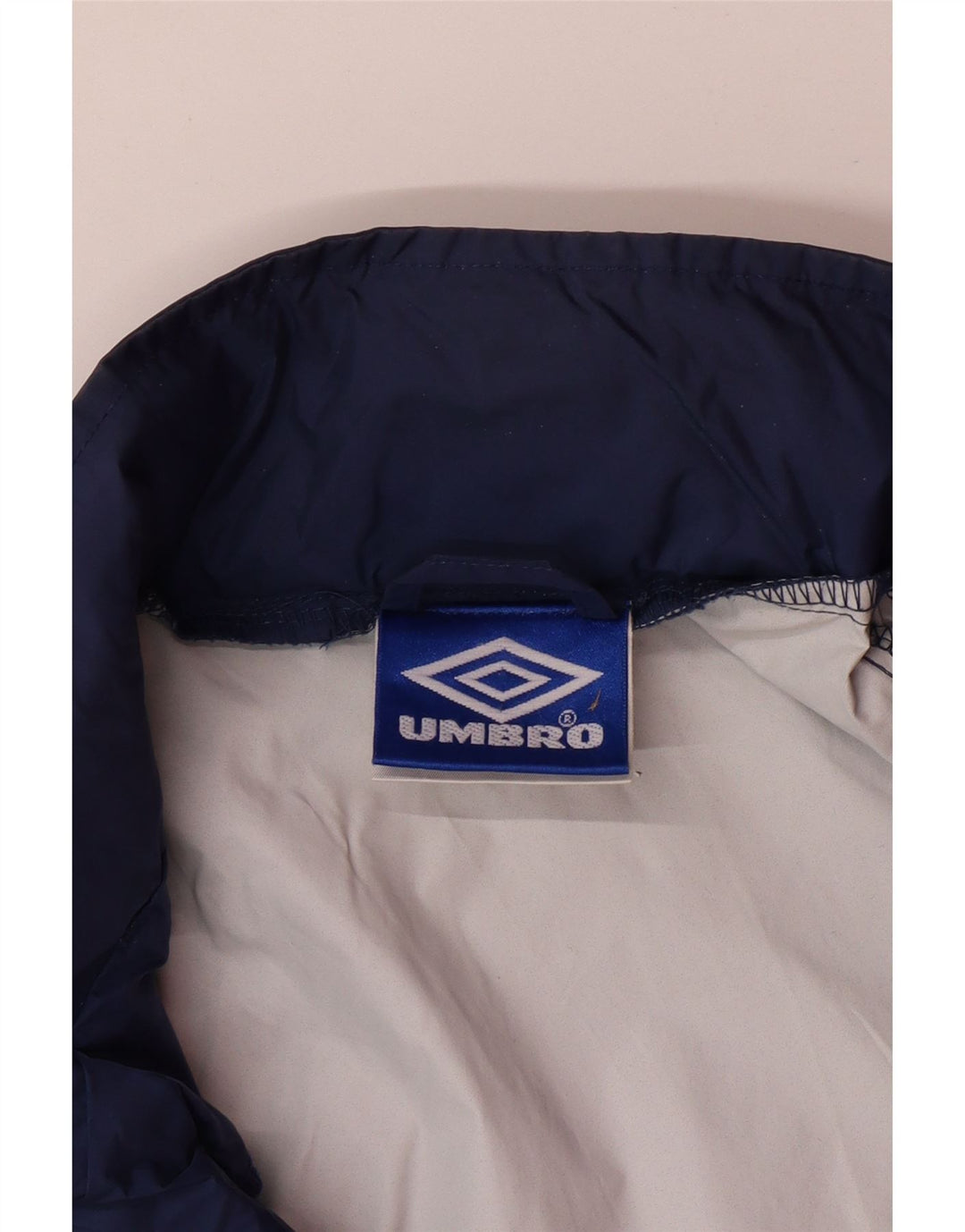 UMBRO Chaqueta impermeable holgada con capucha para hombre UK 38 Medium Azul marino