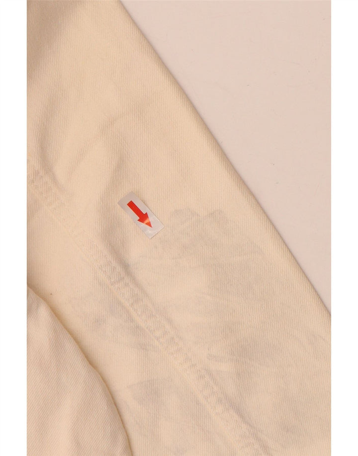 Marks & Spencer Chaqueta vaquera corta para mujer Reino Unido 46 Grande Algodón blanco roto