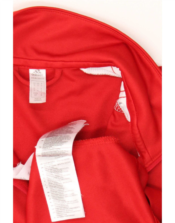 Adidas Hombre Adler Graphic Pullover Chándal Top Pequeño Rojo Colorblock