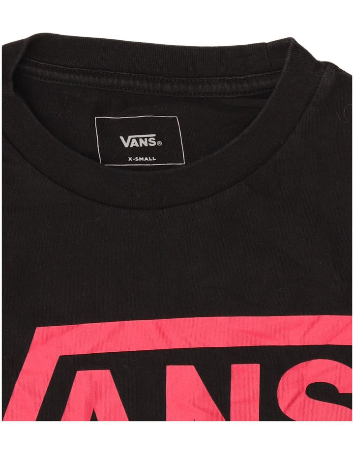 Vans - Sudadera gráfica para mujer, talla 6, XS, color negro