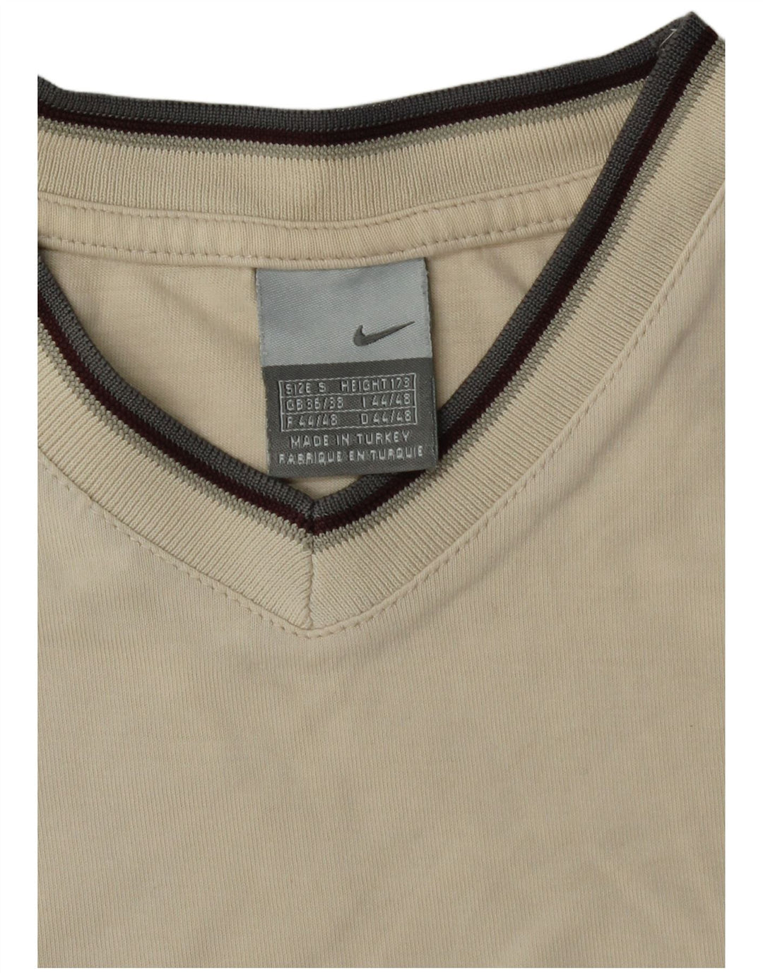 NIKE Camiseta para Hombre Top UK 36/38 Small Off White